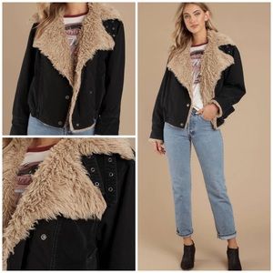 Free People Owen Sherpa Denim Jacket